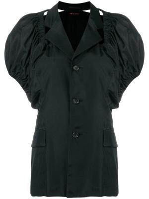 Пиджак со спущенными плечами 1989 года Comme Des Garçons Pre-Owned. Цвет: черный