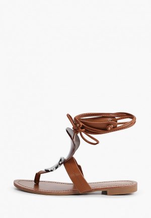 Сандалии Ideal Shoes. Цвет: коричневый
