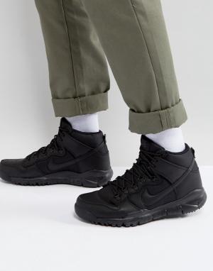 Черные высокие сапоги  Dunk 536182-001 Nike SB. Цвет: черный