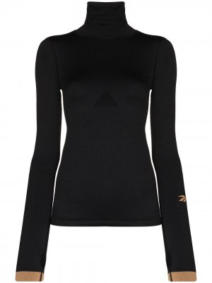 Бесшовная футболка из коллаборации с Victoria Beckham Reebok x. Цвет: черный