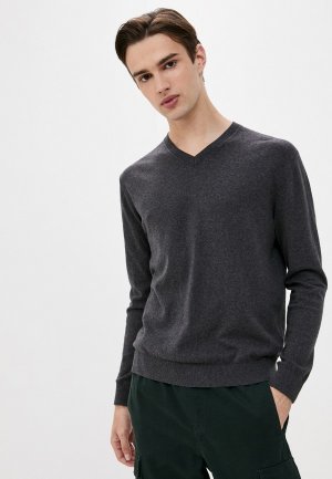 Пуловер United Colors of Benetton. Цвет: серый