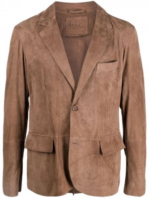 Однобортный пиджак Desa 1972. Цвет: коричневый