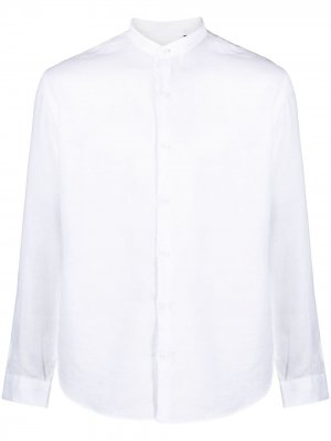Рубашка с длинными рукавами и воротником-стойкой Costumein. Цвет: белый