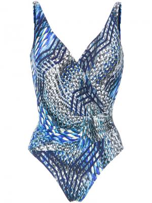 Maisa printed swimsuit Lygia & Nanny. Цвет: синий