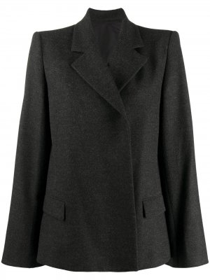 Двубортный пиджак оверсайз Totême. Цвет: серый
