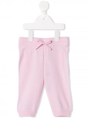 Кашемировые брюки Dolce & Gabbana Kids. Цвет: розовый