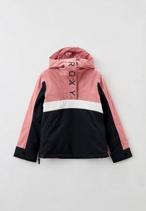 Куртка сноубордическая Roxy. Цвет: розовый