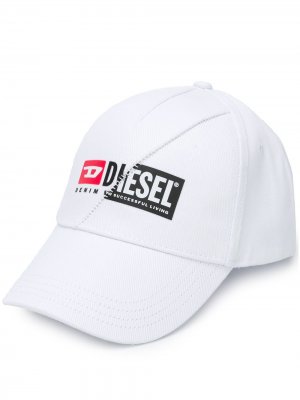 Кепка с логотипом Diesel. Цвет: белый