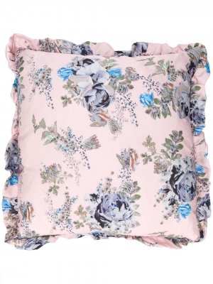 Подушка с цветочным принтом Preen By Thornton Bregazzi. Цвет: розовый