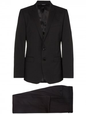 Классический костюм-двойка Dolce & Gabbana. Цвет: черный