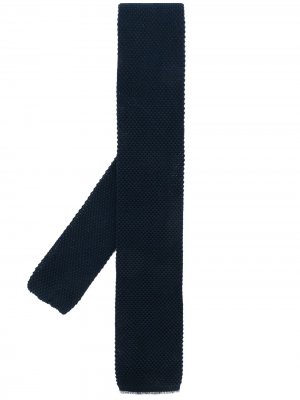 Вязаный галстук Brunello Cucinelli. Цвет: синий