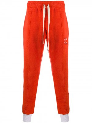 Махровые спортивные брюки Casablanca. Цвет: оранжевый