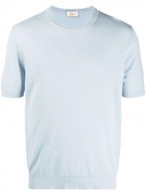 Трикотажная футболка с короткими рукавами Altea. Цвет: синий