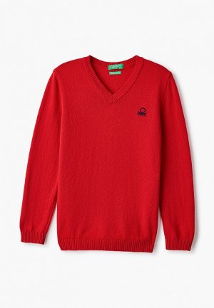 Пуловер United Colors of Benetton. Цвет: красный