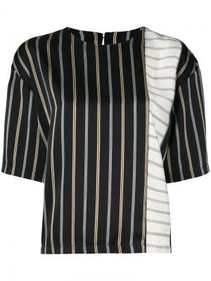 Полосатая блузка Antonio Marras. Цвет: чёрный