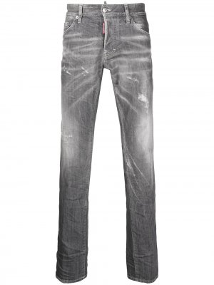Прямые джинсы Dsquared2. Цвет: серый