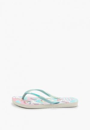 Сланцы Havaianas. Цвет: голубой