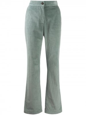 Вельветовые брюки прямого кроя See by Chloé. Цвет: синий