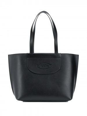 Tods сумка-тоут с логотипом Tod's. Цвет: черный