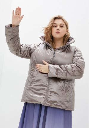 Куртка утепленная Elena Miro. Цвет: разноцветный
