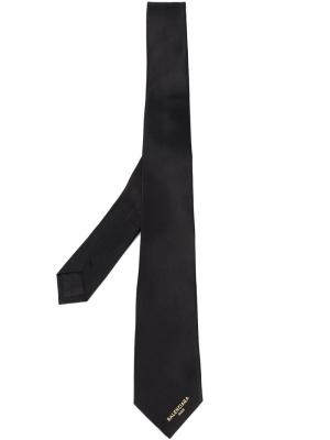 Классический галстук с логотипом Balenciaga. Цвет: чёрный