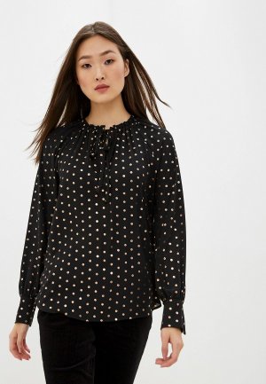 Блуза Marks & Spencer. Цвет: черный