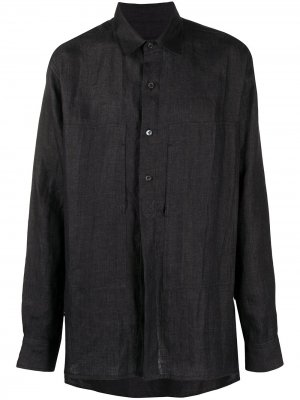 Рубашка Borgo с длинными рукавами Ann Demeulemeester. Цвет: черный
