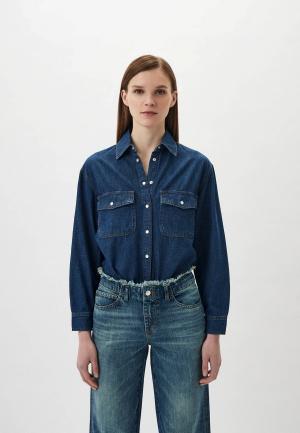 Рубашка джинсовая Max&Co. Цвет: синий