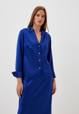 Блуза Emilia Delloro Dell'oro. Цвет: синий