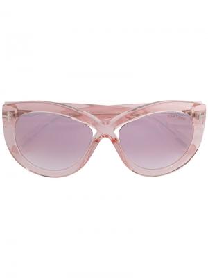 Солнцезащитные очки Diane 02 Tom Ford Eyewear. Цвет: розовый и фиолетовый