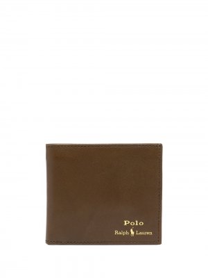 Кошелек с логотипом Polo Ralph Lauren. Цвет: коричневый