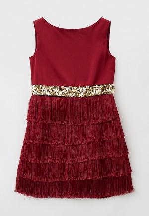 Платье Choupette. Цвет: бордовый