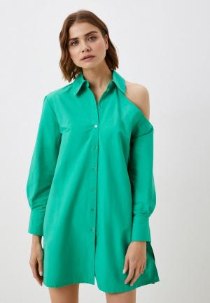 Блуза Sei Unica. Цвет: зеленый