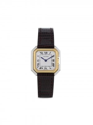 Наручные часы Ceinture pre-owned 25 мм 1970-го года Cartier. Цвет: белый