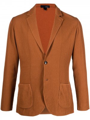 Вельветовый пиджак Lardini. Цвет: коричневый