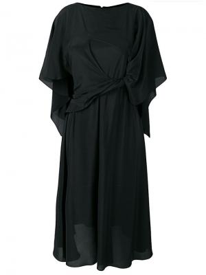 Платье с перекрутом Chalayan. Цвет: черный
