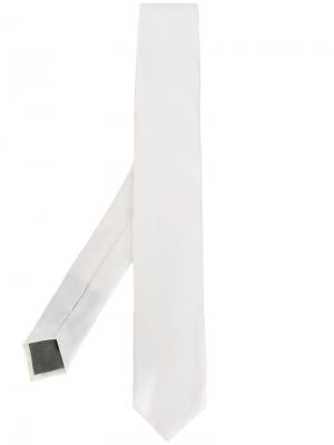 Классический галстук  Delloglio Dell'oglio. Цвет: белый