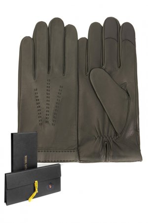 Перчатки Michel Katana. Цвет: темно-оливковый