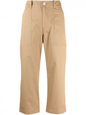 Укороченные брюки Jejia. Цвет: нейтральные цвета