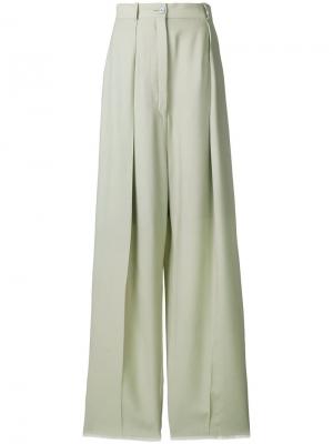 Свободные брюки Nina Ricci. Цвет: зеленый
