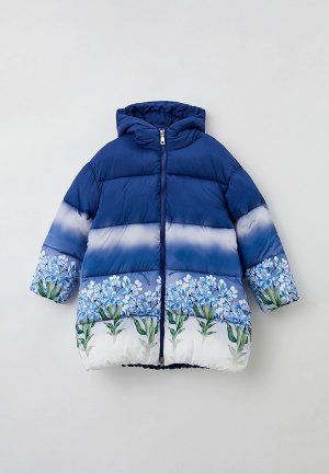 Куртка утепленная Monnalisa. Цвет: синий