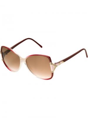 Солнцезащитные очки бабочка Balenciaga Pre-Owned. Цвет: красный