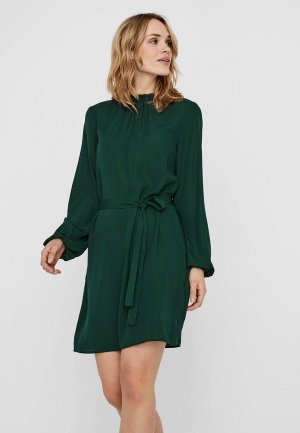 Платье Vero Moda. Цвет: зеленый