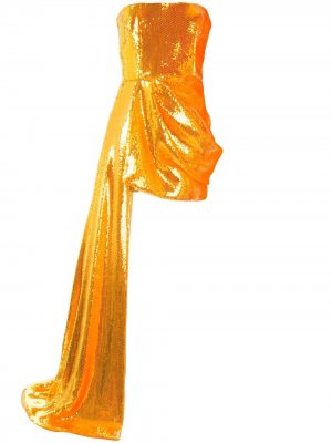 Платье Blaine Alex Perry. Цвет: оранжевый