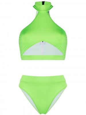 Бикини Bahamas с вырезом Noire Swimwear. Цвет: зеленый