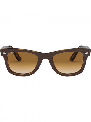 Солнцезащитные очки Wayfarer Ray-Ban. Цвет: коричневый