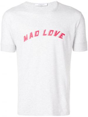 Футболка Mad Love Givenchy. Цвет: серый