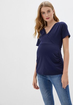 Блуза Dorothy Perkins Maternity. Цвет: синий