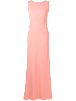 Длинное платье без рукавов Paule Ka. Цвет: розовый