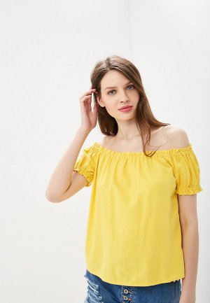Блуза Vero Moda. Цвет: желтый